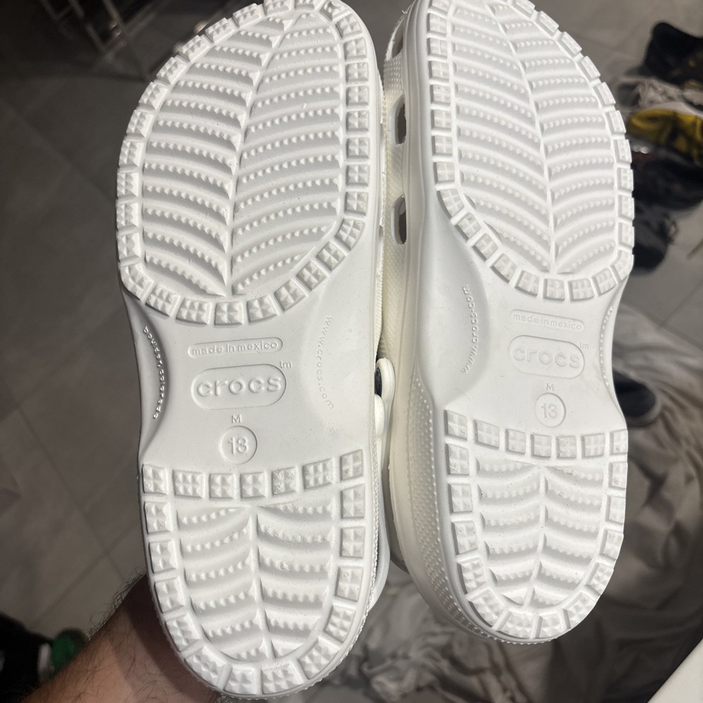 crocs classic men size 13 new White - Picture 4 of 6